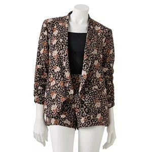 3/$25 Animal print blazer